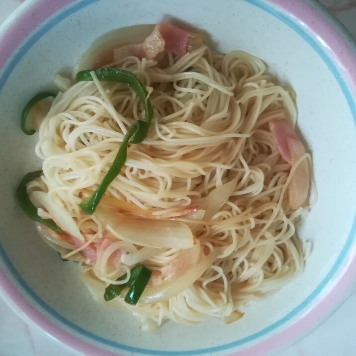 簡単！そうめんチャンプル